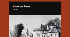 Desktop Screenshot of highgatepoets.com